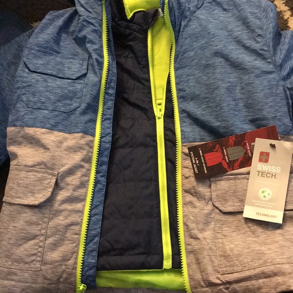 NWT Swiss Tech Performance Gear 4 in 1 Toddler Boy Systems Jacket - Picture 6 of 7